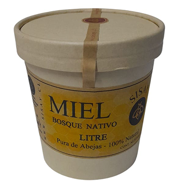 Miel de litre Envase Kraft compostable 600 grs.